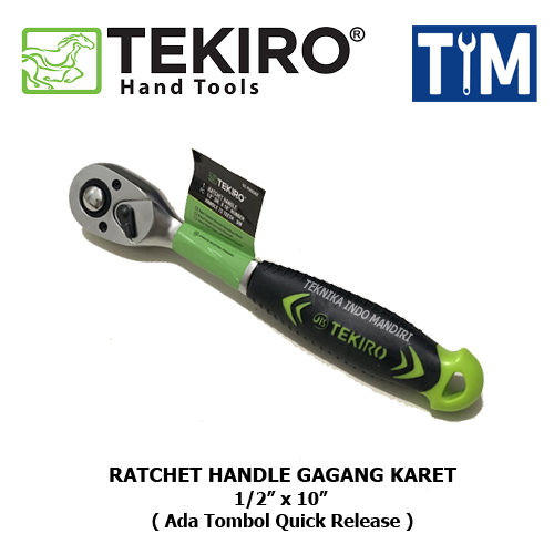 Jual TEKIRO Ratchet Handle Gagang Karet 1/2