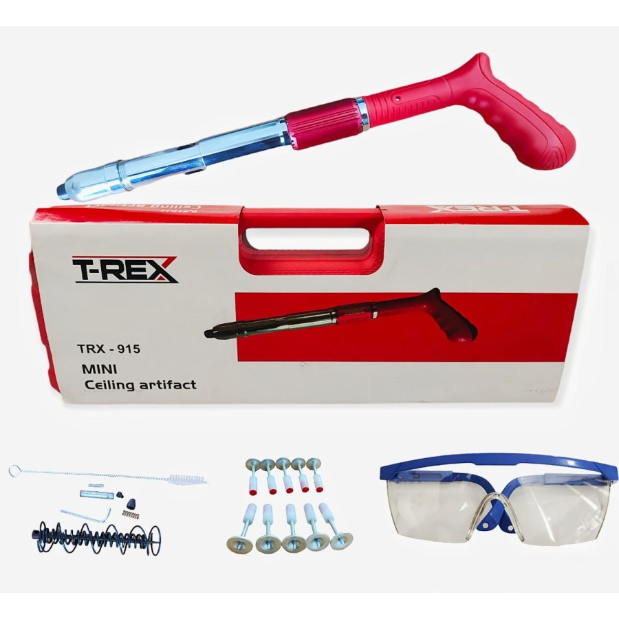Jual SET T-REX SHOT NAIL 915 alat Paku Tembak Refill Ramset gun plus ...