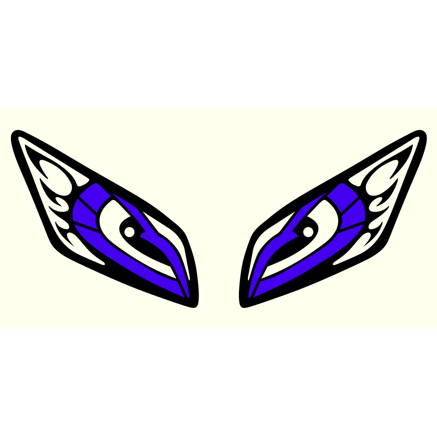 Jual Sticker Stiker Lampu Mata Elang Yamaha R15 V2 | Shopee Indonesia