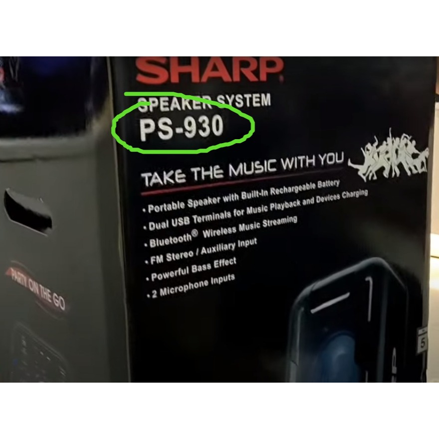 Jual Kabel Power BUAT Speaker SHARP PS-930 & SHARP PS-920 & ps-925 ...