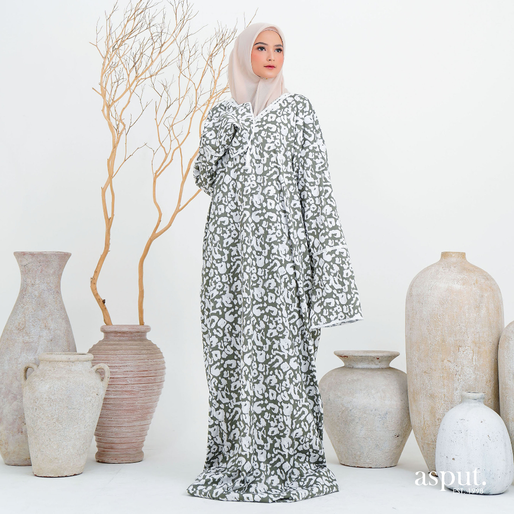 Jual ASPUT - Rumi Mukena Abaya Turki Motif | Shopee Indonesia