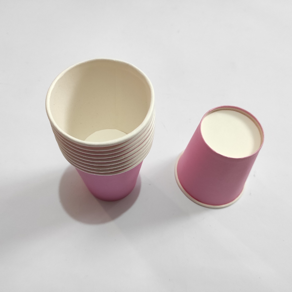 Jual 10 pcs Cup Polos Warna Warni / Gelas Kertas Polos / Paper Cup 9oz ...
