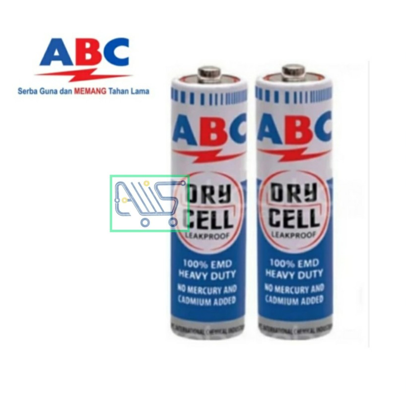 Jual Battery ABC Dry Cell AAA A3 R03 1.5V Biru Ecer Harga Per 1Biji ...