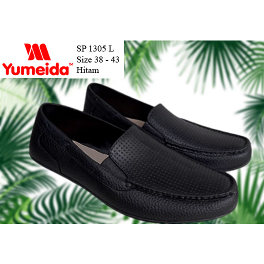 Jual Sepatu Pentofel Pria Yumeida Sepatu Kerja Bahan Karet Shopee