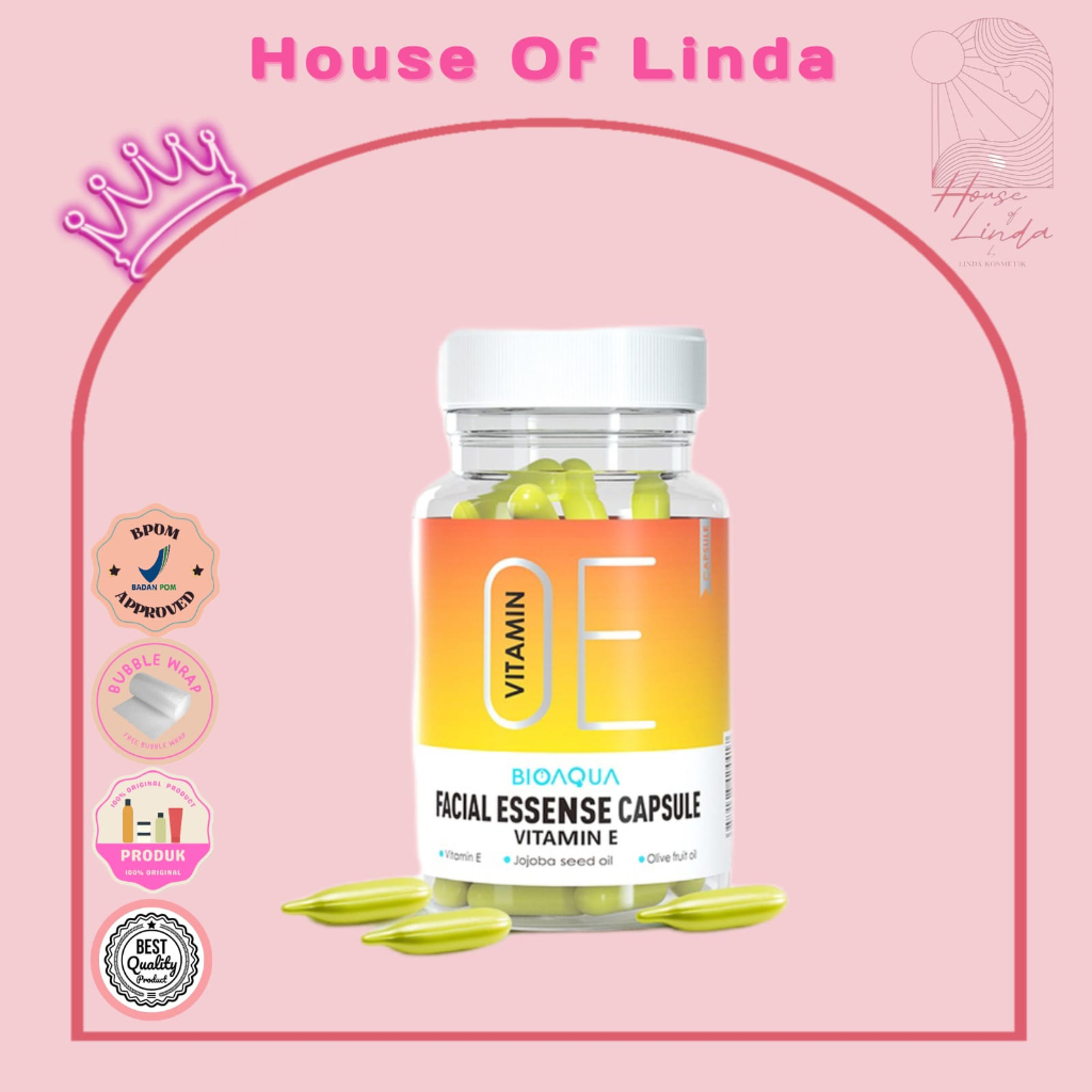 Jual BIOAQUA VITAMIN E FACIAL ESSENCE CAPSULE 60PCS Shopee Indonesia