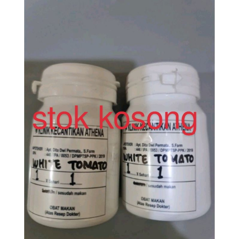 Jual SATU BOTOL Suplemen White Tomato dari Klinik Kecantikan Athena ...