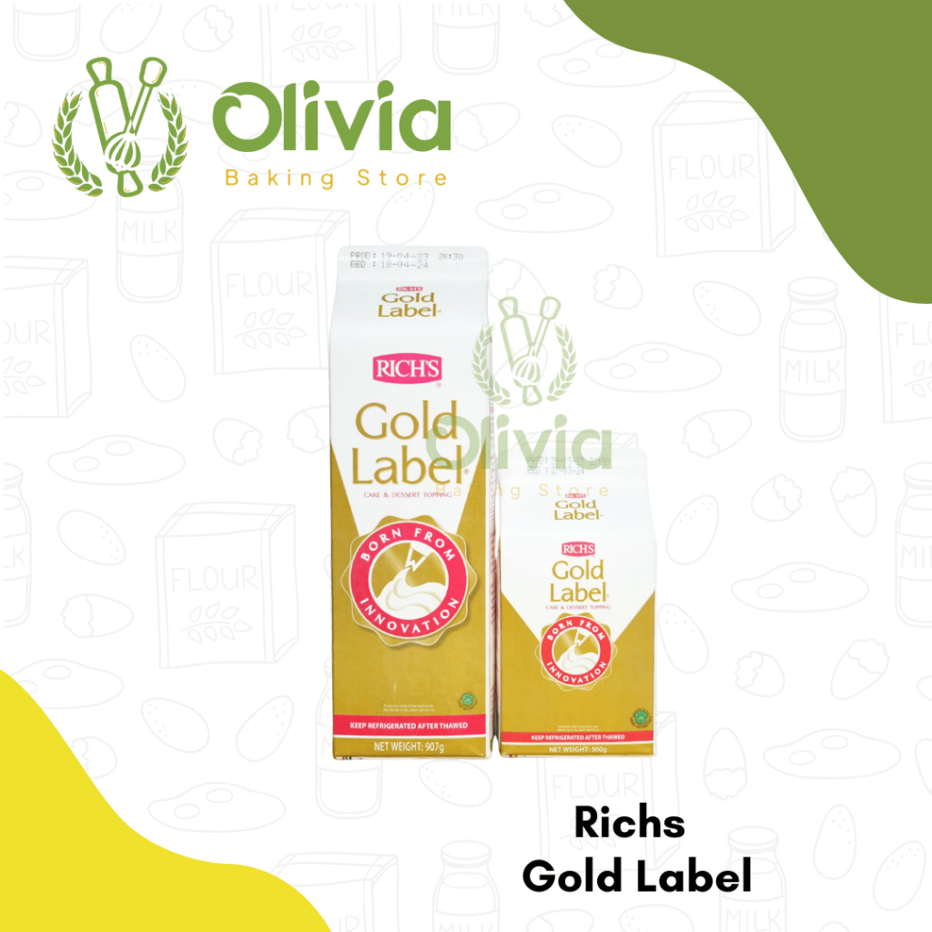 Jual RICHS Rich's GOLD LABEL Whipping Cream 500 gr Whip Topping Emas