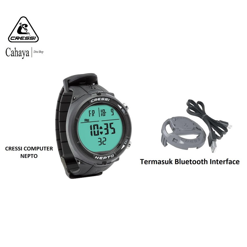 Jual Cressi Dive Computer Nepto + Interface Bluetooth | Shopee Indonesia