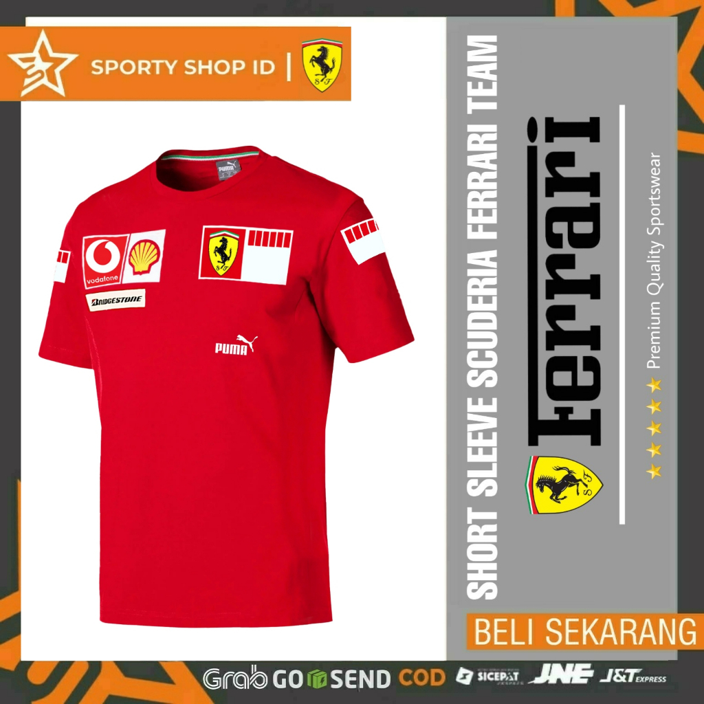 Jual Kaos Baju T Shirt Sport Ferrari Formula One Racingteam F Ferrari