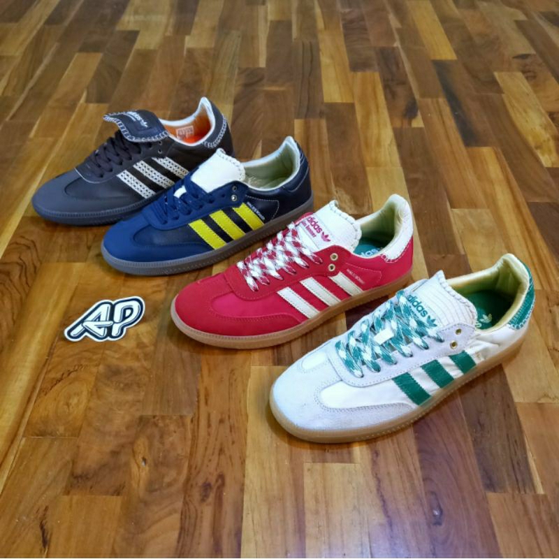 Jual Adidas Samba X Wales Bonner Cream Bold Green Adidas Wales Bonner ...