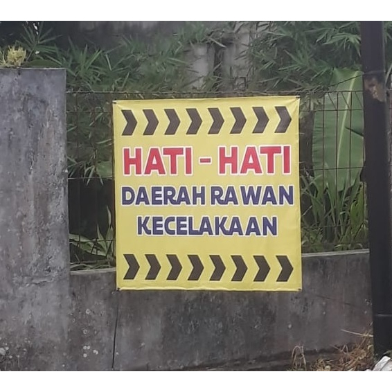 Jual cetak/spanduk/banner/peringatan/jalan | Shopee Indonesia