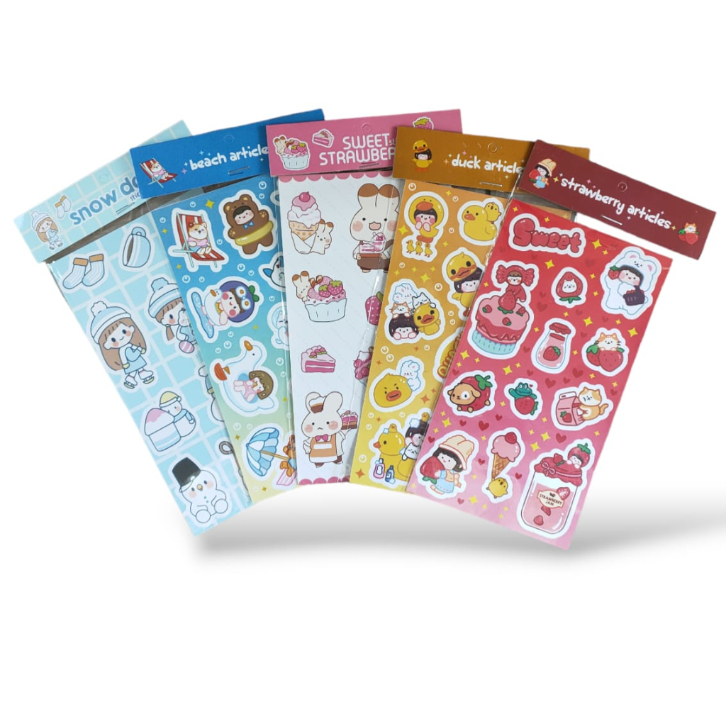 Jual Happy Kids Sticker Aesthetic Stiker Lucu | Shopee Indonesia