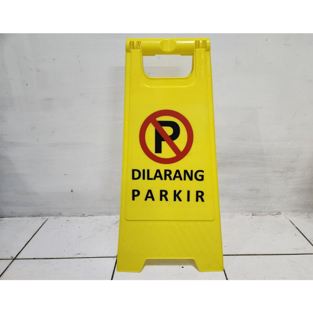 Jual Rambu DILARANG PARKIR Plang sign No parking Stiker sticker Khusus ...