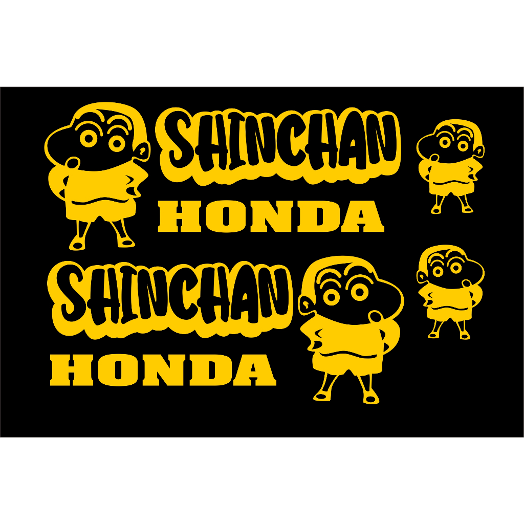 Jual STICKER SCOOPY SHINCHAN CUTTING STICKER KARTUN SHINCHAN STICKER ...