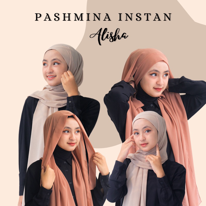 Jual PASHMINA INNER TALI MALAY | Pashmina Instan Tali Malaysia Ceruty