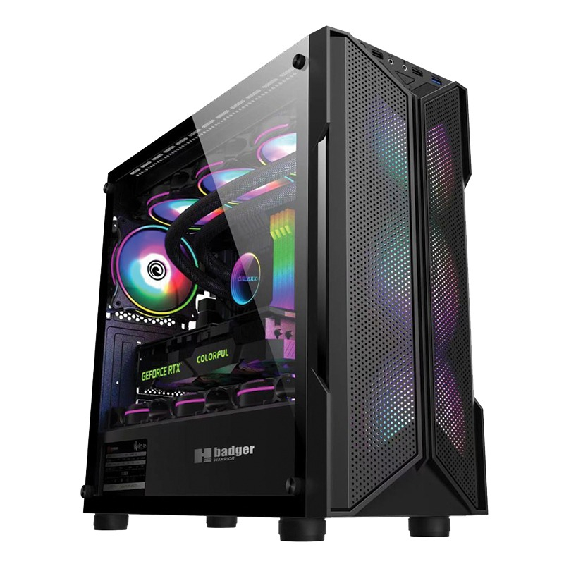 Jual Casing Gaming/PC/Office RAPTOR X-MAN - include 3 FAN RGB ROVER ...