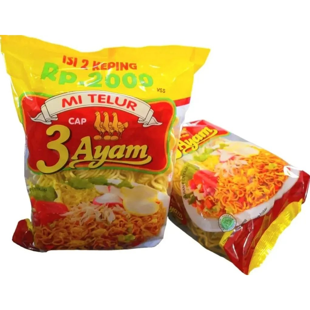 Jual Mie Telur 3 Ayam 120gr 1 Bungkus Shopee Indonesia