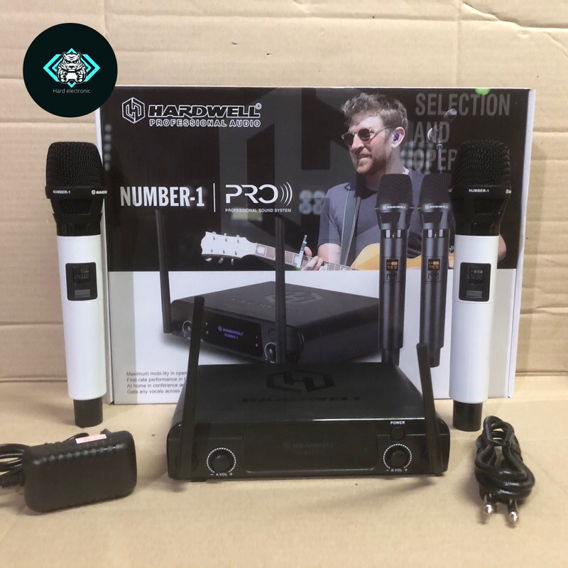 Jual Mic Wireless Hardwell Number 1 Pro / Number1 Pro / Number 1Pro ...