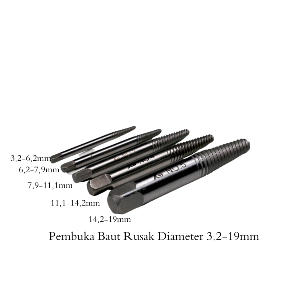 Jual Pembuka Baut Rusak Patah Manual Dengan Gagang Tap Tangan Bolt