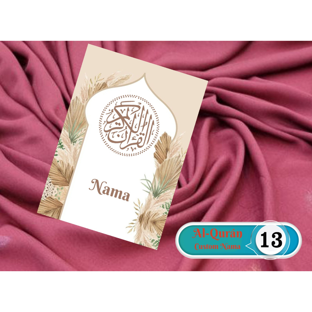 Jual AL QURAN CUSTOM NAMA UKURAN A6/AL QURAN TERJEMAH A6/AL QURAN NON ...