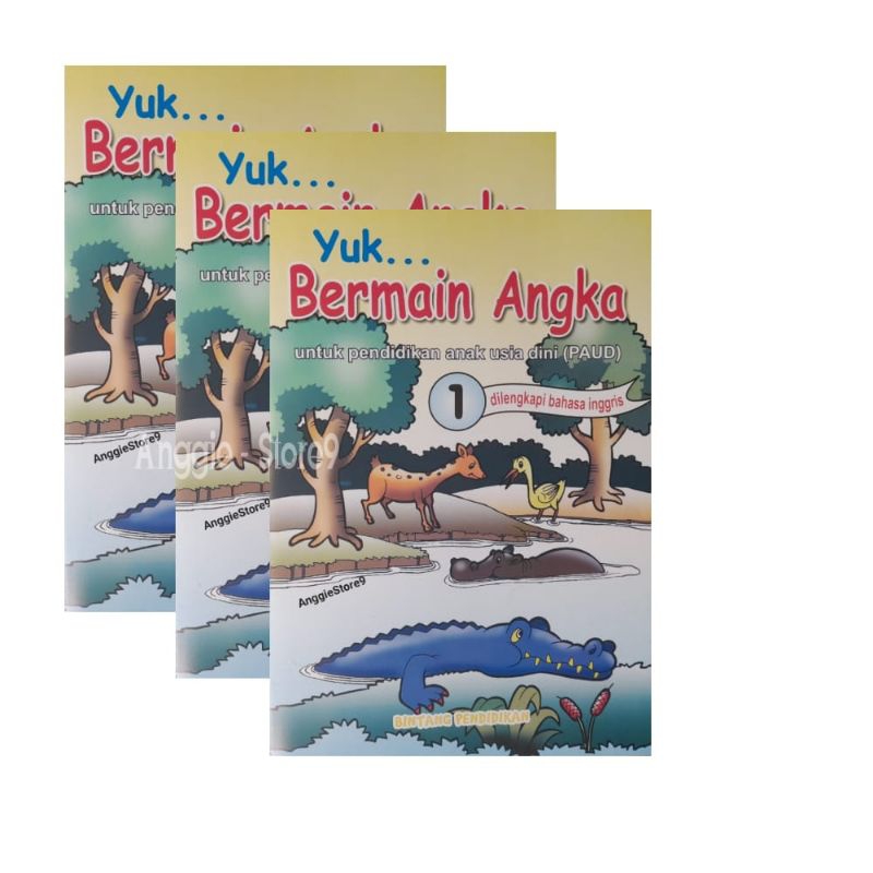 Jual Buku Bermain Angka Untuk Tk Dan Paud Belajar Menulis Angka ...