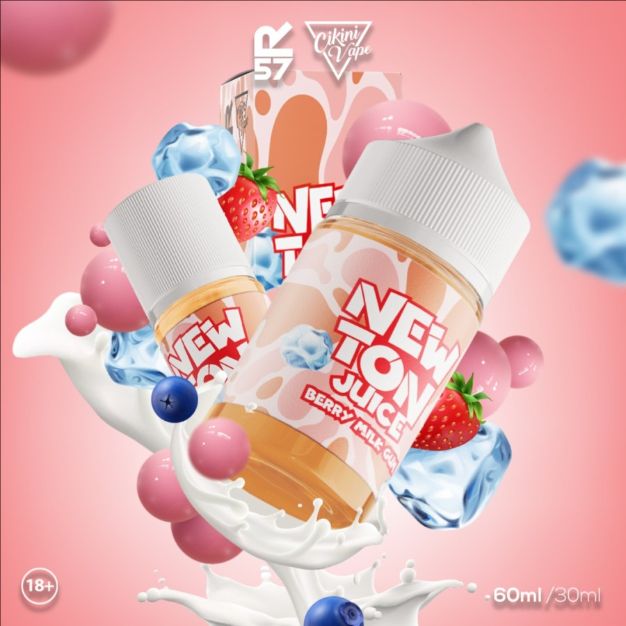 Jual NEWTON JUICE V2 BERRY MILK GUM NEWTON V2 60ML by CIKINI VAPE X
