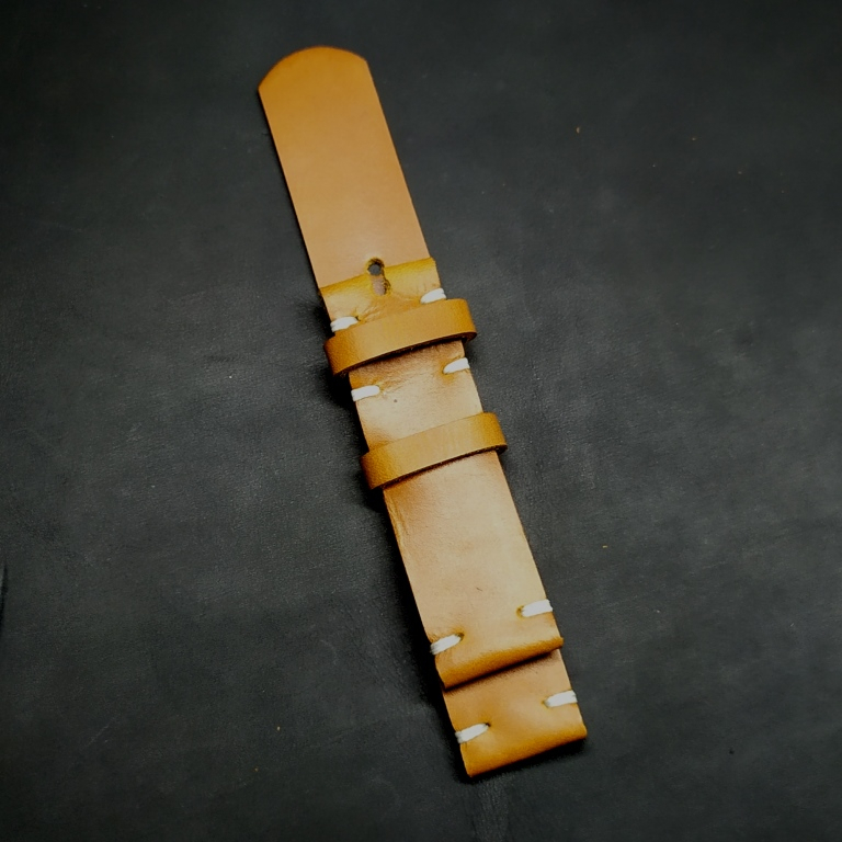Jual strap jam kulit asli coklat muda 20mm Shopee Indonesia