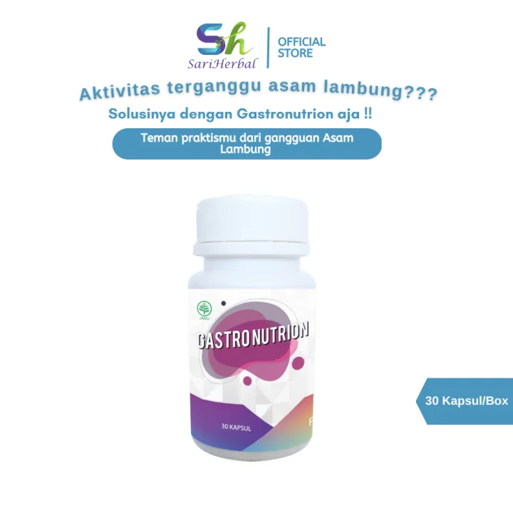 Jual Gastronutrion Vitamin Obat untuk Asam Lambung Gerd Gastritis 30