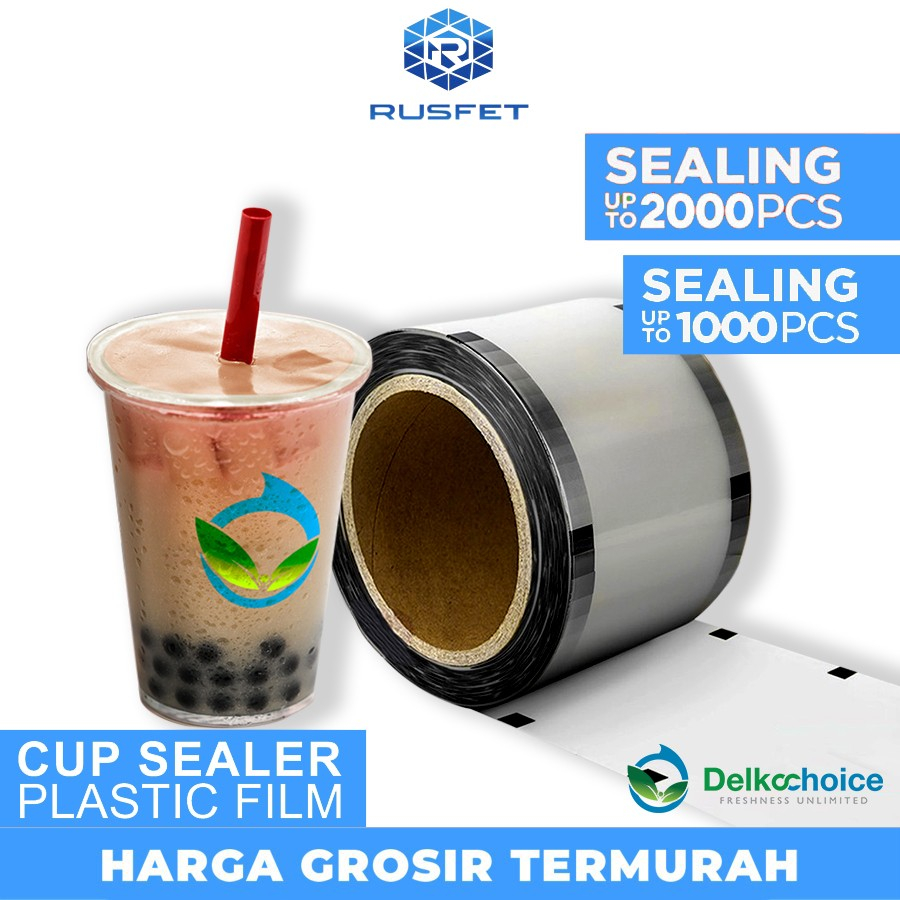 Jual Plastik Tutup Gelas Cup Sealer Roll 1000pcs Dan 2000pcs Shopee Indonesia 0997