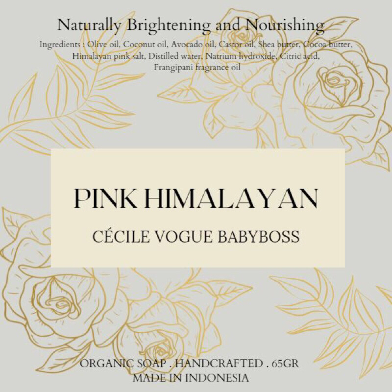 Jual PINK HIMALAYAN Natural Handmade Soap Bar with Himalayan Salt ...