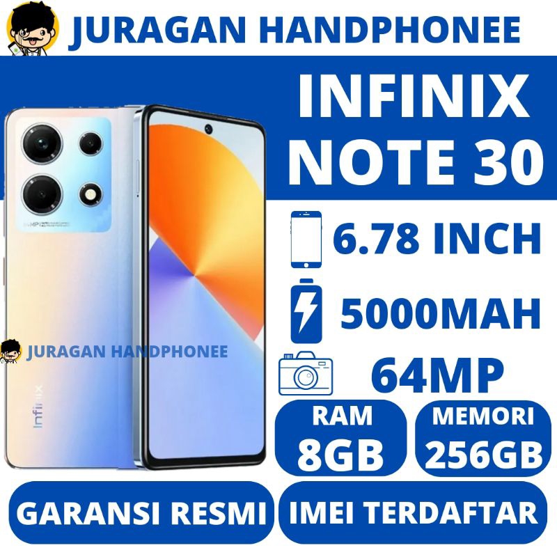 Jual Infinix Note 30 8/256GB Garansi Resmi | Shopee Indonesia