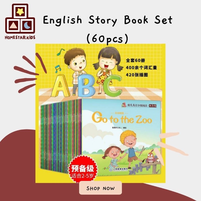Jual Storybook Set Buku Cerita Anak Bahasa Inggris | Shopee Indonesia