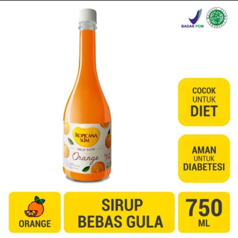 Jual Tropicana Slim Sirup Rasa Orange 750ml | Shopee Indonesia