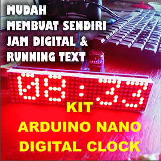 Jual Mudah bikin Jam Digital dan Running text. Kit Jam digital. Kit ...