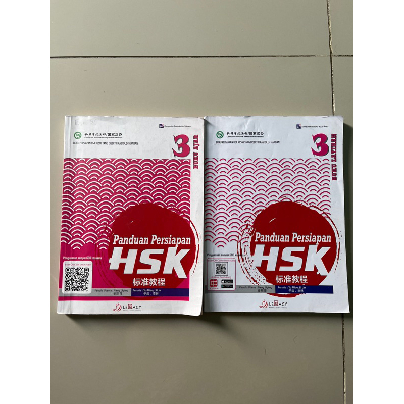 Jual Buku Panduan Persiapan HSK 3 (Buku Ajar & Latihan+ QR Audio Untuk ...