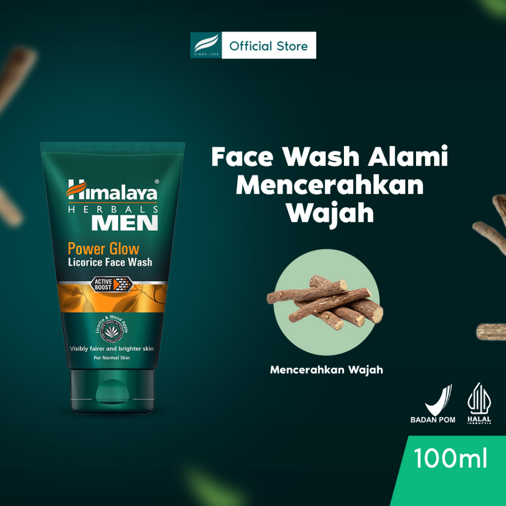 Jual Himalaya Power Glow Licorice Face Wash 100ml Sabun Cuci Muka