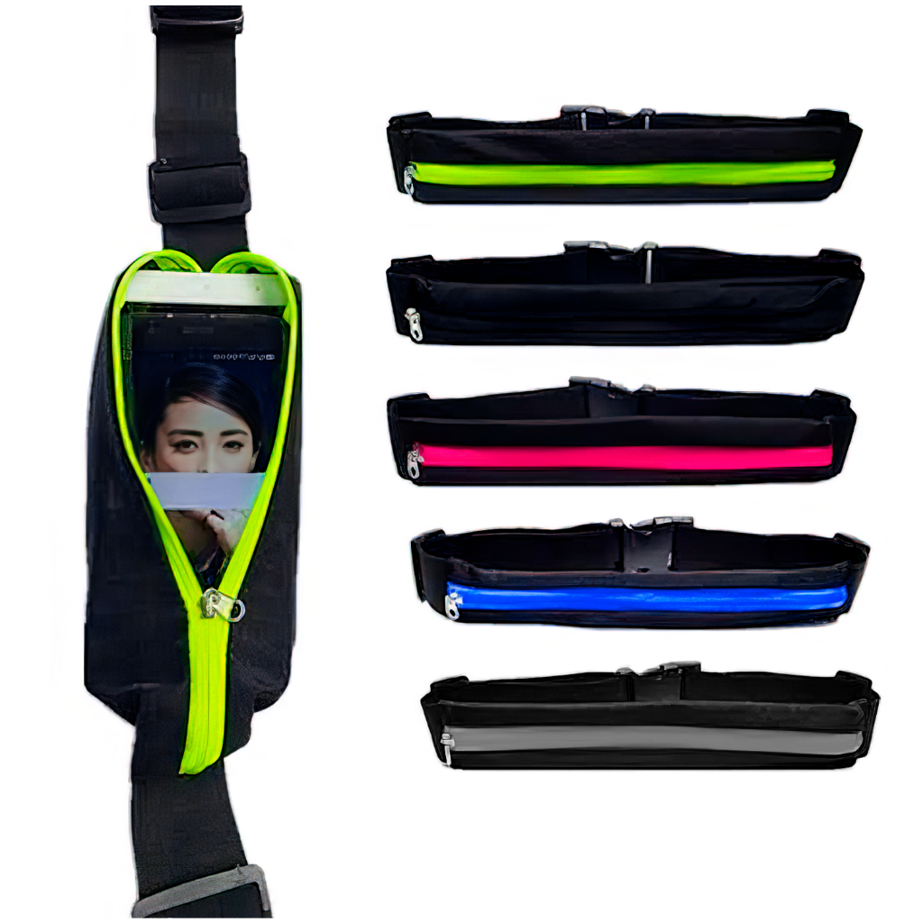 Jual Tas Pinggang Olahraga Jogging Tas Sabuk Pocket Running Smart Belt