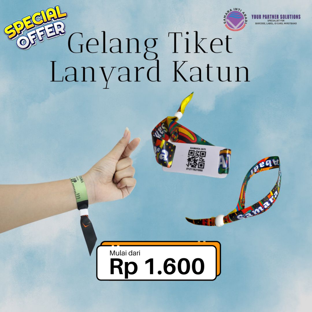 Jual Gelang Event Lanyard Tiket Konser Kpop Event Konser