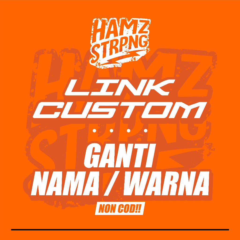 Jual Link custom striping ganti warna atau tambah nama Hamz Striping ...