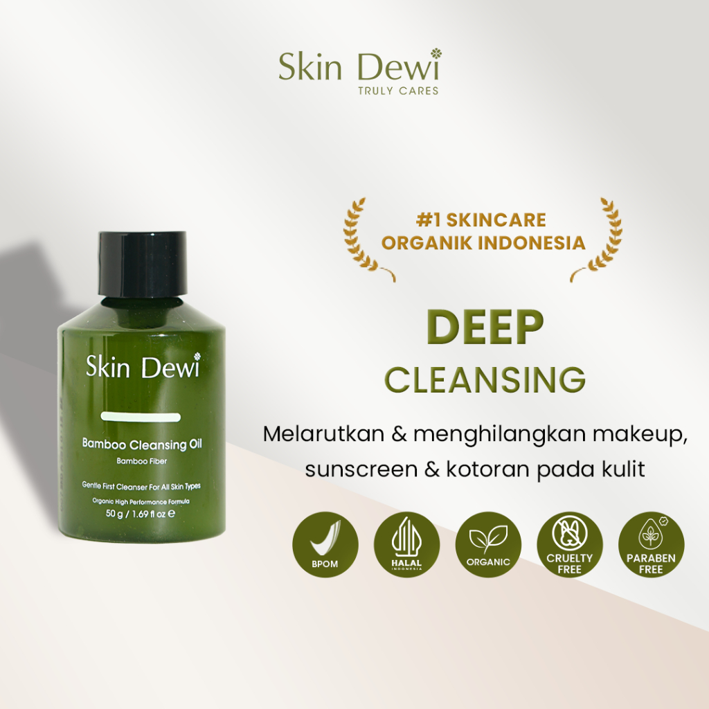 Product image Skin Dewi Bamboo Cleansing Oil 50g - Organic Skincare