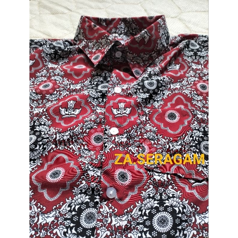 Jual Batik Seragam Sekolah / Batik SD / Kemeja Batik Sekolah | Shopee ...