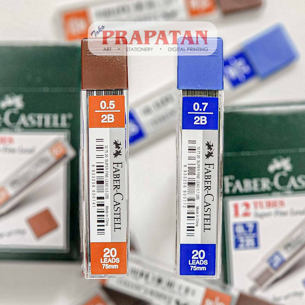 Jual Faber Castell Mechanical Pencil Lead Refill 2B Isi Pensil