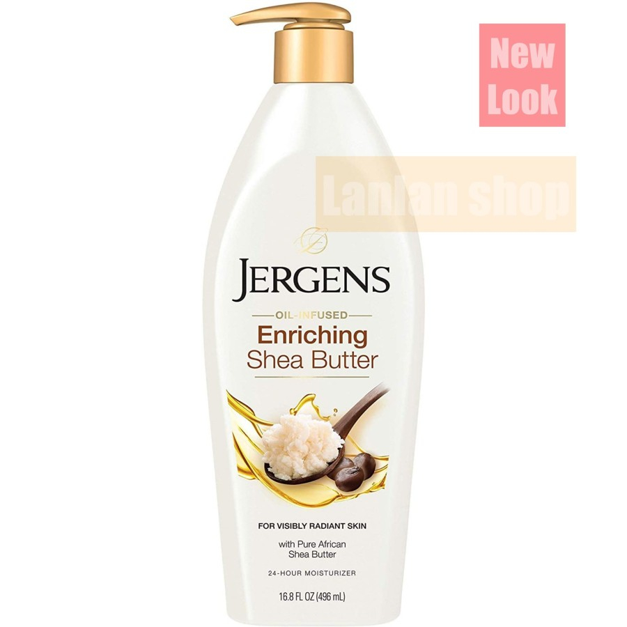 Jual Jergens Shea butter body lotion USA 496 ml Shopee Indonesia