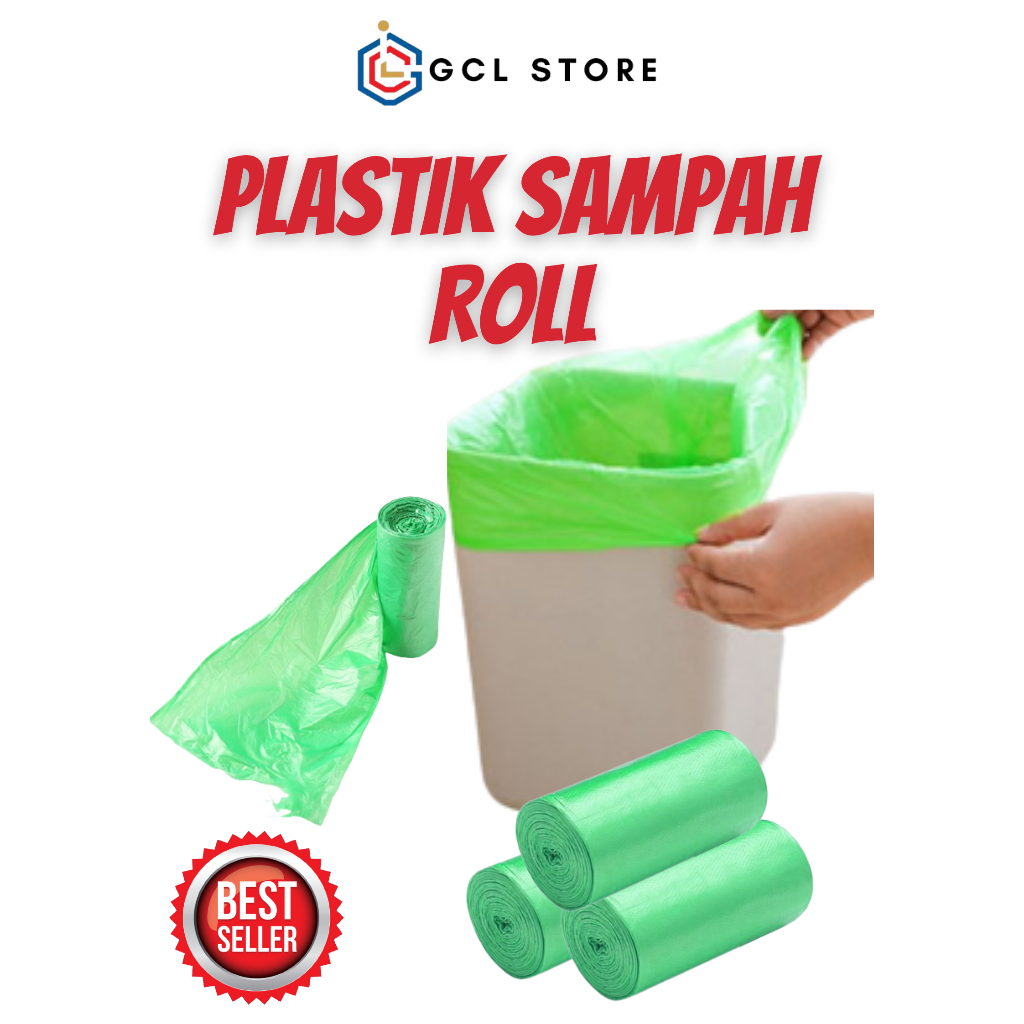 Jual Plastik Sampah Roll Kantong Sampah Roll Trash Bag Roll I 45 X 50 I 24 Liter I Tebal 8598