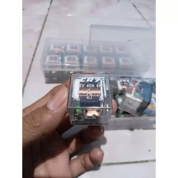 Jual Relay Klakson Kaki A Transparan Bening Untuk Klakson Lampu Dll Shopee Indonesia