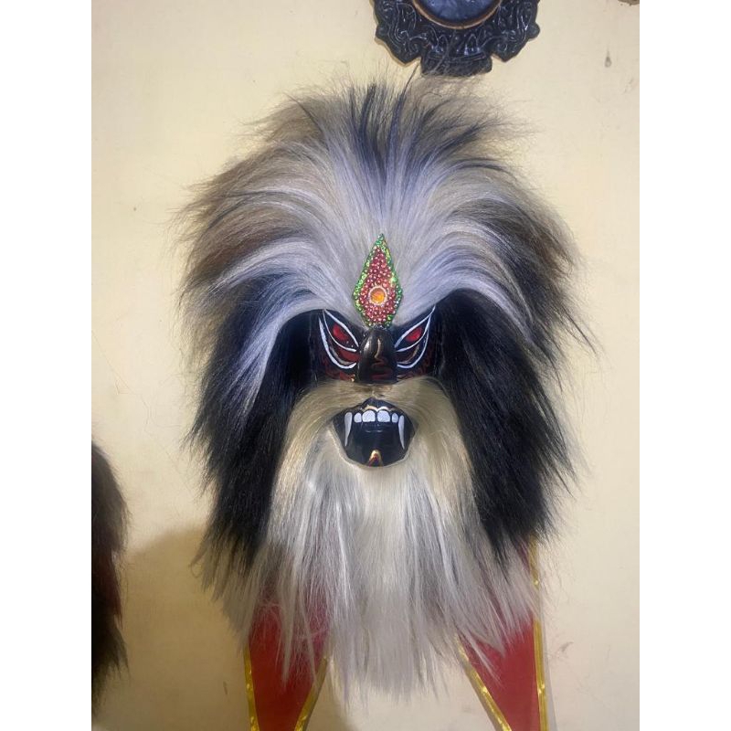 Jual TOPENG GANONG ATAU TOPENG BUJANG GANONG MATA KACA MUKA HITAM