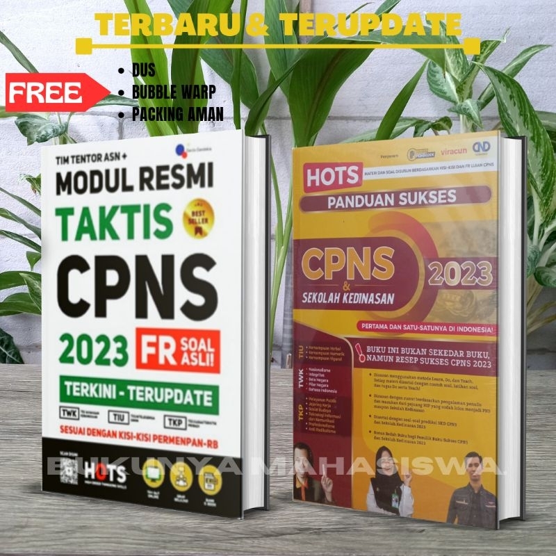 Jual Buku SUKSES CPNS DAN SEKOLAH KEDINASAN 2023 Modul Resmi Taktis