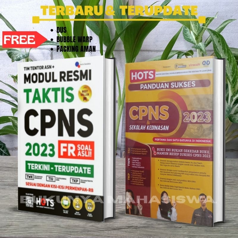 Jual Buku SUKSES CPNS DAN SEKOLAH KEDINASAN 2023 Modul Resmi Taktis ...