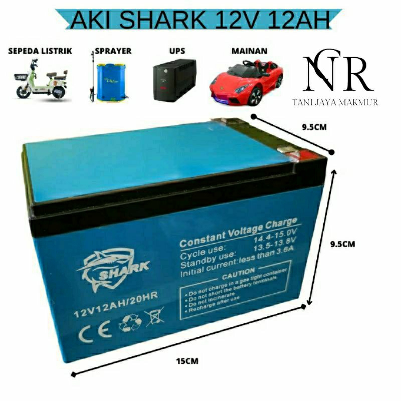 Jual AKI YUASA 12AH/ AKI KERING SPRAYER ELEKTRIK 12ah 12v YUASA/AKI