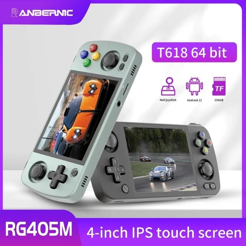 Jual ANBERNIC RG405M Handheld Game Console 4 inch IPS Touch Screen ...